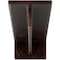 Ekena Millwork Heaton Hidden Support Steel Bracket w/ 14" Support Depth, Antiqued Copper 3"W x 18"D x 2"H BKTM03X18X02HEACO - alternate 10
